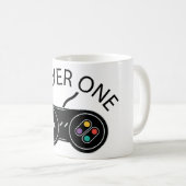 Mug Player One Gamer - Contrôleur de jeu vidéo Cadeau (Devant droit)