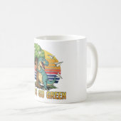 Mug Playful 80s Dino Hugging Tree Tee – Eco-Friendly ' (Devant droit)