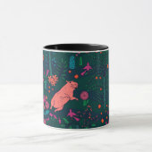 Mug Playful Capybara in the Forest – Tropical Seamless (Centre)