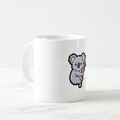 Mug Playful Koala – Cute Kawaii Illustration (Devant gauche)