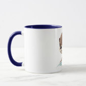 Mug Playful Otter Illustration (Gauche)