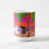 Mug Playful Poodles en Floride (Centre)
