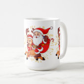 Mug **"Playful Santa Claus Design – Fun and Festive Ch (Devant droit)