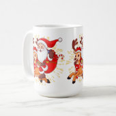 Mug **"Playful Santa Claus Design – Fun and Festive Ch (Devant gauche)