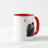 Mug Playing Card Couple Photo Romantic Love Heart Gift (Devant droit)