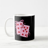 Mug Playing Card Valentine’s Day 67 Preppy Six Seven 6 (Gauche)