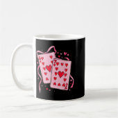 Mug Playing Cards Valentine 6 7 67 Six Seven Valentine (Gauche)