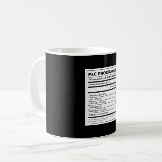 Mug PLC Programmer Funny Programmation Faits (Devant gauche)