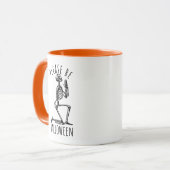 Mug Please Be Halloween Spooky Season Skeleton Bones (Devant gauche)