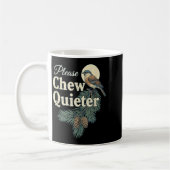 Mug Please Chew Quieter Christmas Funny Novelty  (Gauche)