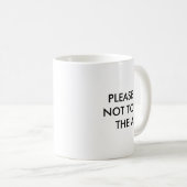 Mug Please Do Not Touch The Art  (Devant droit)