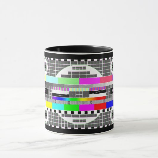 Mug "Please Stand By" Tv Television Test Card (Centre)