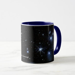 Mug Pleiades (le texte est personnalisable)