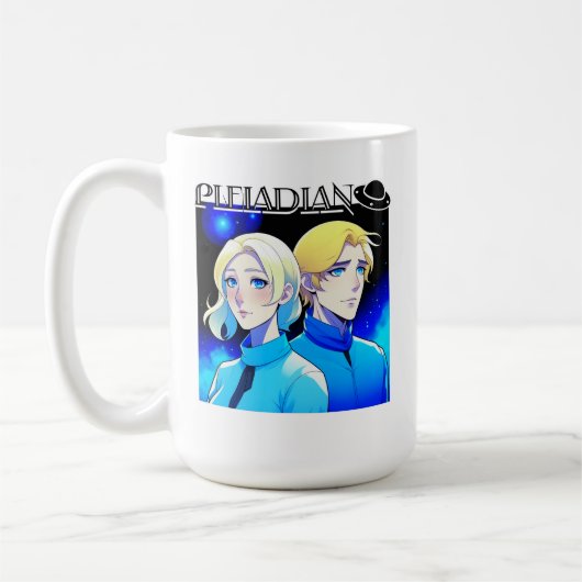 Mug Pleiadian Alien Race et UFO (Gauche)