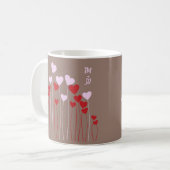 Mug Plein de coeur et d'initiés (Devant gauche)