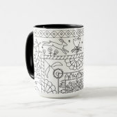 Mug Plein édredon de terrier de lapin, Sarah Fielke (Devant gauche)