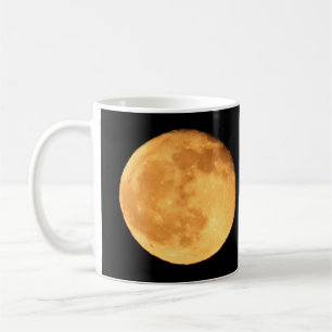 Mug Pleine Lune Chaud Clair de Lune Orange Paysage Cos