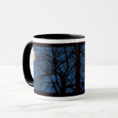 Mug Pleine lune de branches d'arbre (Devant gauche)