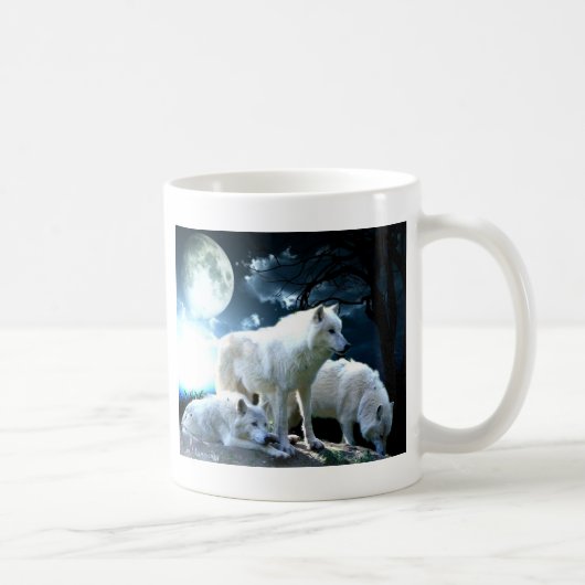 Mug Pleine lune de loup (Droite)