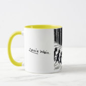 Mug Pleine lune et chats, Louis Wain (Gauche)