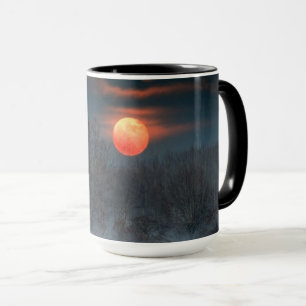 Mug Pleine lune   Novembre à Scalenghe, Italie