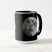Mug Pleine lune numérique (Devant droit)