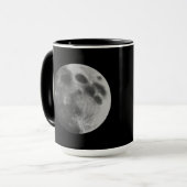 Mug Pleine lune numérique (Devant gauche)