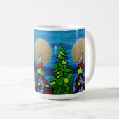 Mug Pleine Lune Supermoon du Loup  (Devant droit)