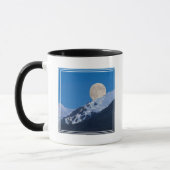 Mug Pleine lune Sur Alyeska Station De Ski, Alaska (Gauche)