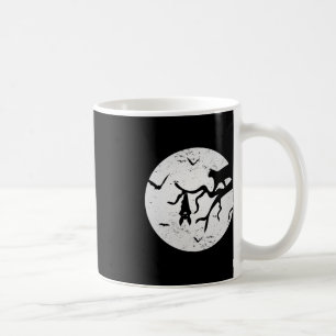 Mug Pleine lune vintage Chat Bat Tree Éffrayante Hallo