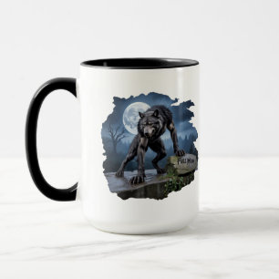 Mug Pleine lune Werewolf - Imaginaire gothique Horreur