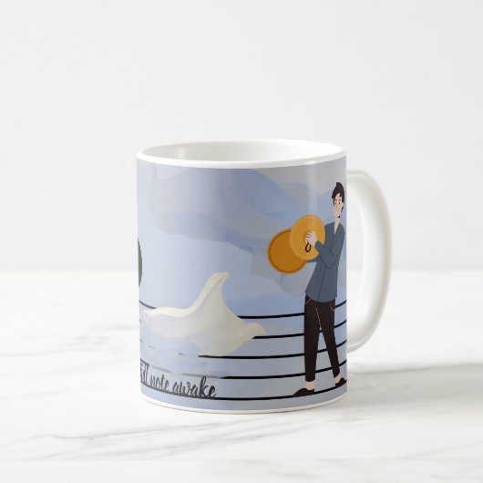 Mug Pleine Note Éveillée (Devant droit)