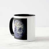 Mug Pleine Terre montrant Europe et Asie 2 (Devant gauche)