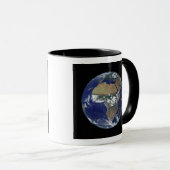 Mug Pleine Terre montrant l'Afrique et l'Europe (Devant droit)