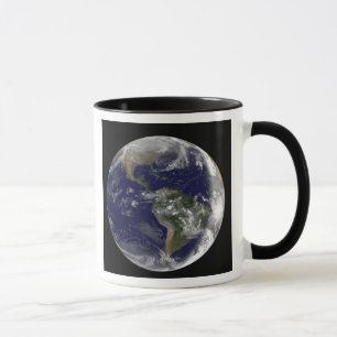 Mug Pleine Terre montrant l'Amérique du Nord et l'Amer