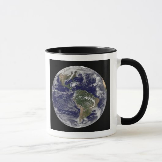 Mug Pleine Terre montrant l'ouragan Paloma (Droite)