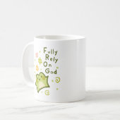 Mug Pleinement confiance en Dieu - Matcha la grenouill (Devant gauche)