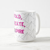 Mug Plier, créer, inspirer (Devant droit)