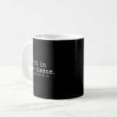 Mug Plier dans le fromage vous le pliez simplement dan (Devant gauche)