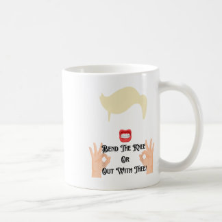 Mug Pliez Le Genou Ou Dehors Avec Toi Trump Potus Usa 