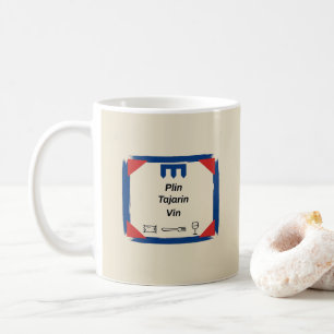 Mug Plin Tajarin Vin Badge Drapeau Piémont