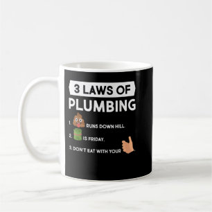 Mug Plomber 3 Lois De Plumbing Pipefitter Handyman