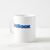 Mug Plombier de myFarcebook.com de décolleté de (Devant gauche)