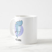 Mug Plonge de requin animal amusant (Devant gauche)