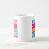 Mug Plongée à l'air colorée (Centre)