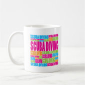 Mug Plongée à l'air colorée (Gauche)