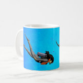 Mug Plongée à l'air de femme (Devant gauche)