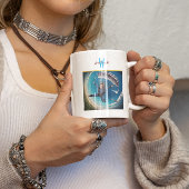 Mug Plongée Au-Dessus Des Nuages