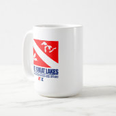 Mug Plongée dans les Grands Lacs (Devant gauche)