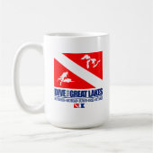 Mug Plongée dans les Grands Lacs (Gauche)